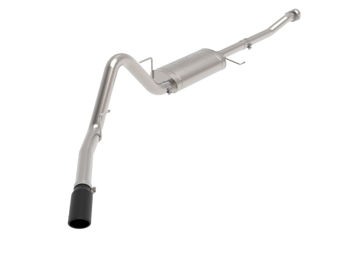 aFe Power Apollo GT Series 3 IN to 3-1/2 IN 409 Stainless Steel Cat-Back Exhaust System w/ Black Tip — Ford F-150 21-26 V6-2.7L (tt)/3.5L (tt)/V8-5.0L — 49-43125-B