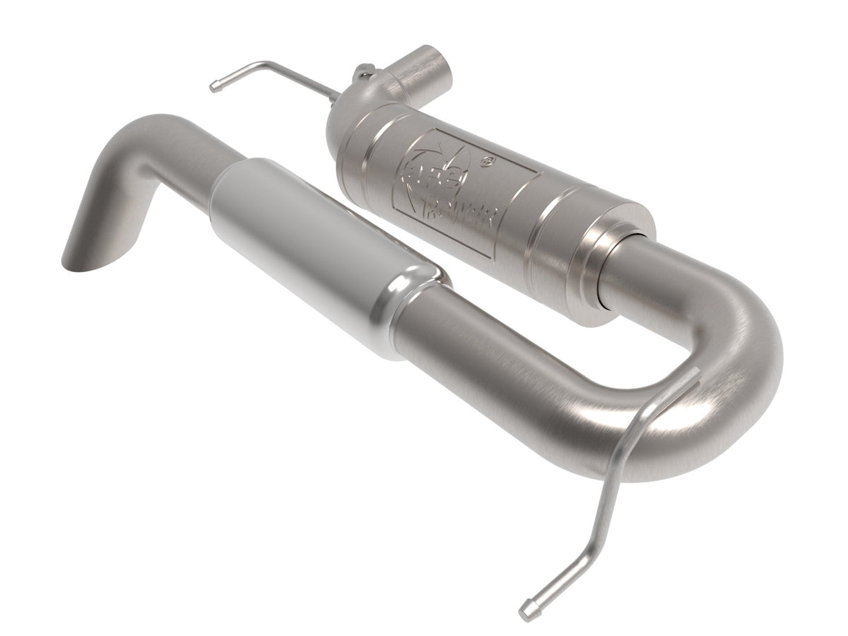 aFe Power Apollo GT Series 3 IN 409 Stainless Steel Axle-Back Hi-Tuck Exhaust System — Ford Bronco 21-26 L4-2.3L (t)/V6-2.7L (tt) — 49-43147