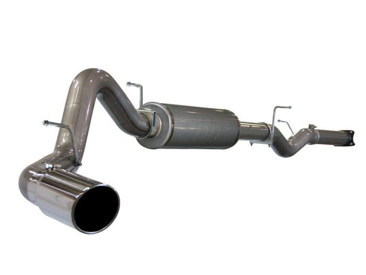 aFe Power Large Bore-HD 4 IN 409 Stainless Steel Cat-Back Exhaust System — GM Diesel Trucks 01-05 V8-6.6L (td) LB7/LLY — 49-44001