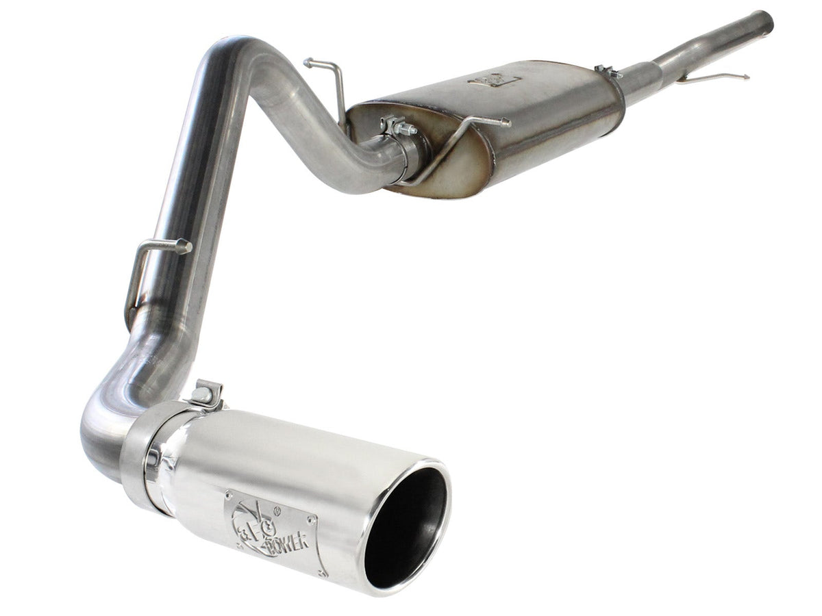 aFe Power MACH Force-Xp 3 IN 409 Stainless Steel Cat-Back Exhaust System — GM Silverado/Sierra 1500 14-18 / Silverado LD/Sierra Limited 2019 V8-5.3L — 49-44038-P