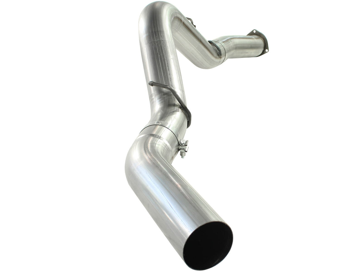 aFe Power Large Bore-HD 5 IN 409 Stainless Steel DPF-Back Exhaust System — GM Diesel Trucks 07.5-10 V8-6.6L (td) LMM — 49-44040