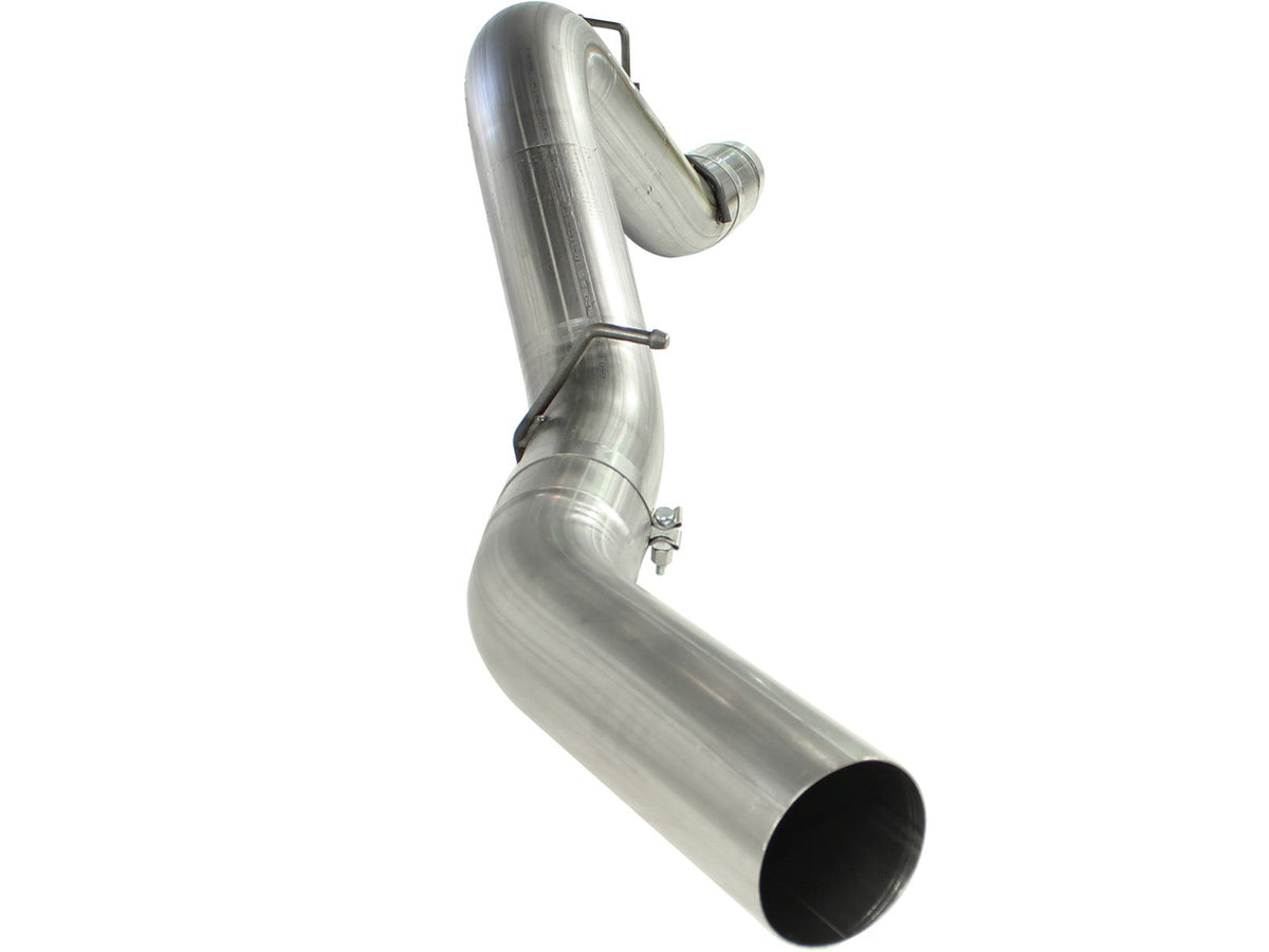 aFe Power Large Bore-HD 5 IN 409 Stainless Steel DPF-Back Exhaust System — GM Diesel Trucks 11-16 V8-6.6L (td) LML — 49-44041