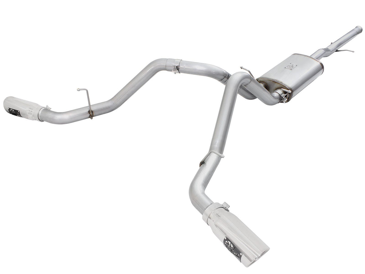 aFe Power MACH Force-Xp 3 IN 409 Stainless Steel Cat-Back Exhaust System — GM Silverado/Sierra 1500 09-18 / Silverado LD/Sierra Limited 2019 V6-4.3/V8-4.8/5.3L — 49-44057-P
