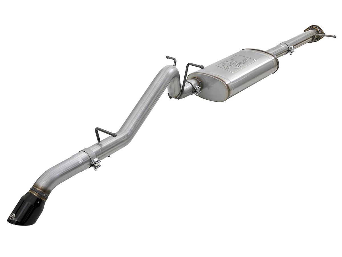 aFe Power MACH Force-Xp 3 IN 409 Stainless Cat-Back Hi-Tuck Exhaust System w/ Black Tip — GM Colorado/Canyon 15-22 L4-2.5L/V6-3.6L — 49-44099-B
