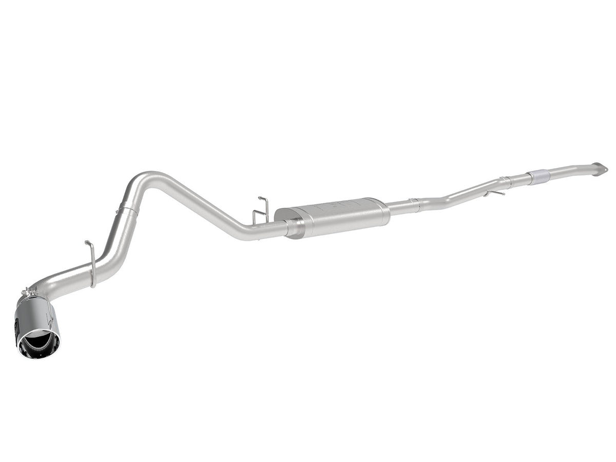 aFe Power Apollo GT Series 3 IN 409 Stainless Steel Cat-Back Exhaust System — GM Silverado/Sierra 1500 19-26 L4-2.7L (t) — 49-44108-P
