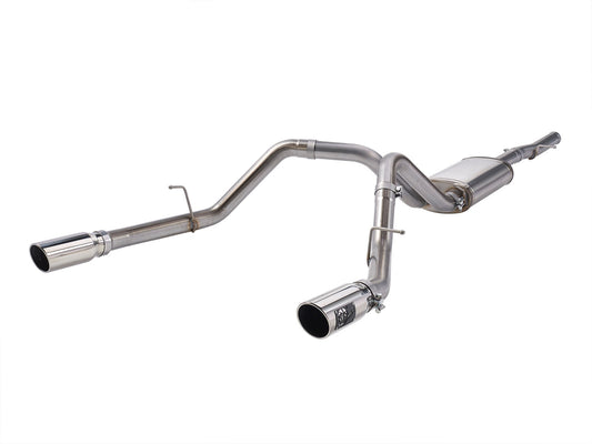 aFe Power Apollo GT Series 3 IN 409 Stainless Steel Cat-Back Exhaust System — GM Silverado/Sierra 1500 09-18 V6-4.3/V8-4.8/5.3L — 49-44111-P