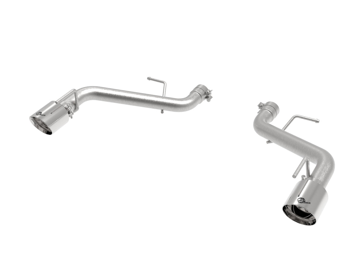 aFe Power MACH Force-Xp 2-1/2 IN 409 Stainless Steel Axle-Back Exhaust System — Chevrolet Camaro SS 16-24 V8-6.2L — 49-44118-P