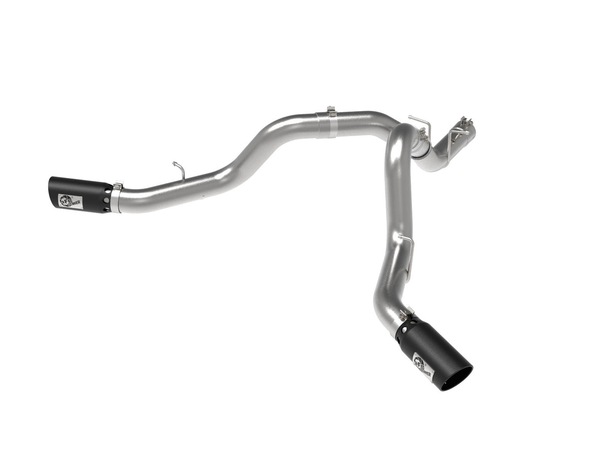 aFe Power Large Bore-HD 4 IN 409 Stainless Steel DPF-Back Exhaust System — GM Diesel Trucks 20-26 V8-6.6L (td) L5P — 49-44126-B