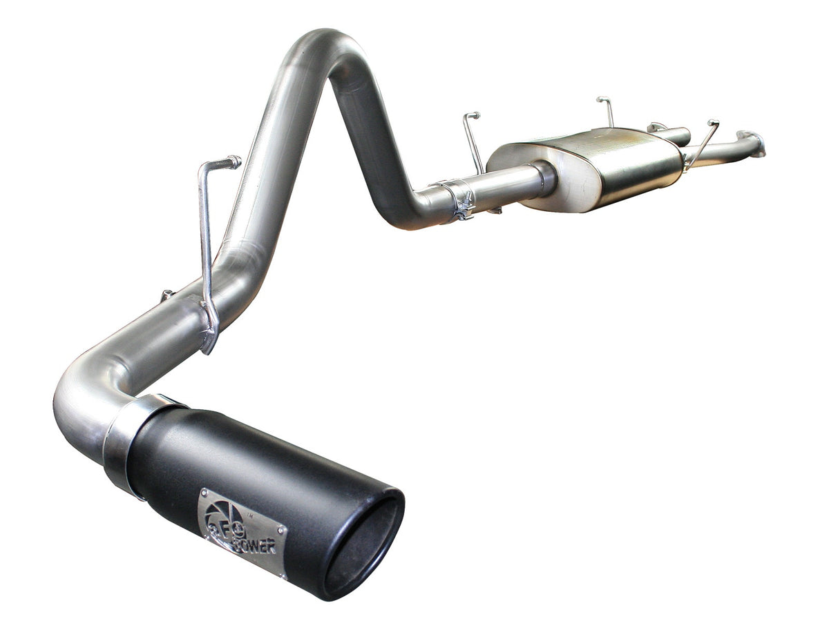aFe Power MACH Force-Xp 2-1/2 IN to 3 IN 409 Stainless Steel Cat-Back Exhaust System — Toyota Tundra 07-09 V8-4.7L — 49-46009-B