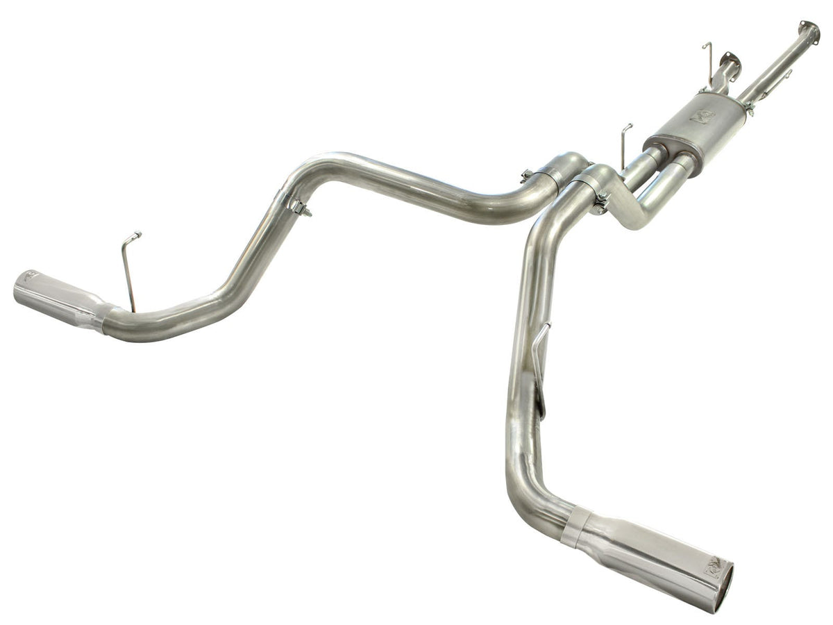 aFe Power MACH Force-Xp 2-1/2 IN to 3 IN 409 Stainless Steel Cat-Back Exhaust System — Toyota Tundra 10-21 V8-5.7L — 49-46014-P