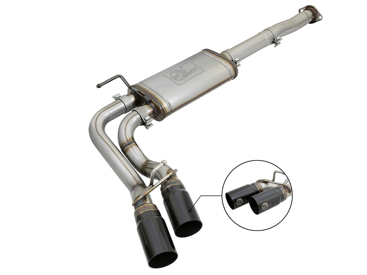 aFe Power Rebel Series 3 IN 409 Stainless Steel Cat-Back Exhaust System — Toyota Tacoma 05-15 V6-4.0L — 49-46033-B
