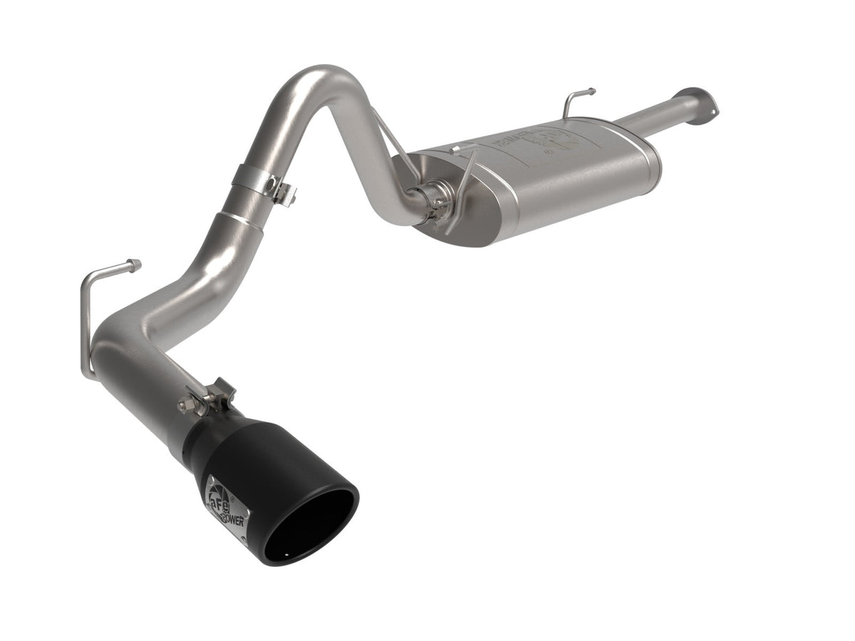 aFe Power Apollo GT Series 2-1/2 IN to 3 IN 409 Stainless Steel Cat-Back Exhaust System w/ Black Tip — Toyota Tacoma 16-23 L4-2.7/V6-3.5L — 49-46063-B