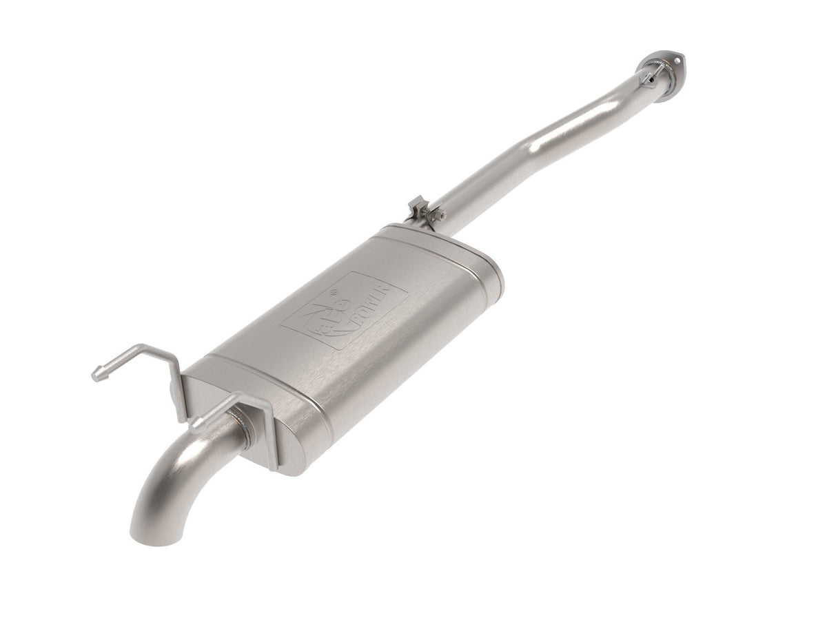 aFe Power ROCK BASHER 2-1/2 IN 409 Stainless Steel Cat-Back Hi-Tuck Exhaust System — Toyota Tacoma 00-04 L4-2.7/V6-3.4L — 49-46066