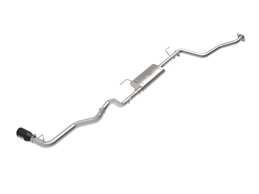 aFe Power Apollo GT Series 2-1/2 IN to 3 IN 409 Stainless Steel Cat-Back Exhaust System w/ Black Tip — Toyota Tacoma 24-26 L4-2.4L (t) — 49-46071-B