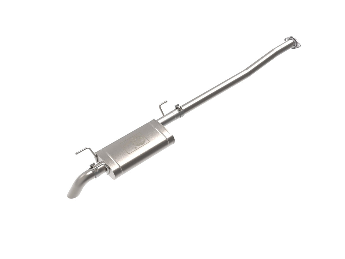 aFe Power ROCK BASHER 2-1/2 IN 409 Stainless Steel Cat-Back Hi-Tuck Exhaust System — Toyota Tacoma 05-15 V6-4.0L — 49-46090
