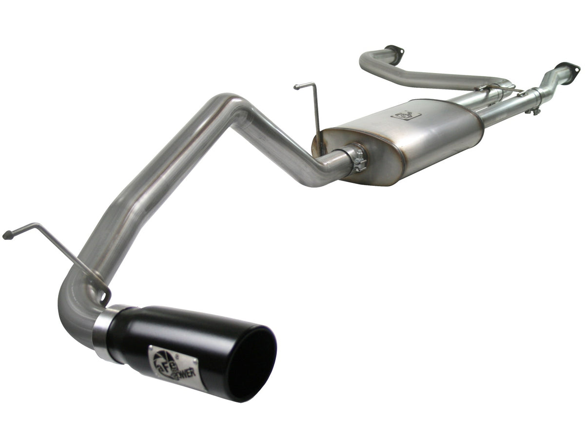 aFe Power MACH Force-Xp 2-1/2 IN to 3 IN 409 Stainless Steel Cat-Back Exhaust System — Nissan Titan 04-15 V8-5.6L — 49-46102-B