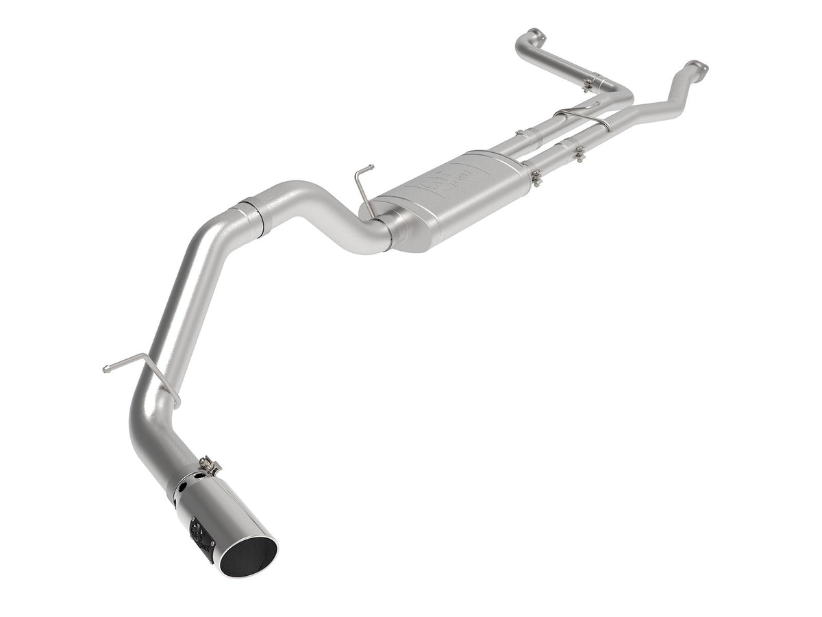 aFe Power Apollo GT Series 3 IN to 4 IN 409 Stainless Steel Cat-Back Exhaust System — Nissan Titan XD 16-24 V8-5.6L — 49-46135-P