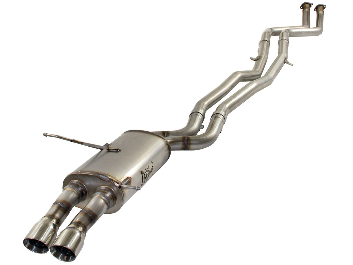 aFe Power MACH Force-Xp 2-1/4 IN 409 Stainless Steel Cat-Back Exhaust System — BMW 325i/ci / 330i/ci (E46) 01-06 L6-2.5/3.0L (M54) — 49-46309