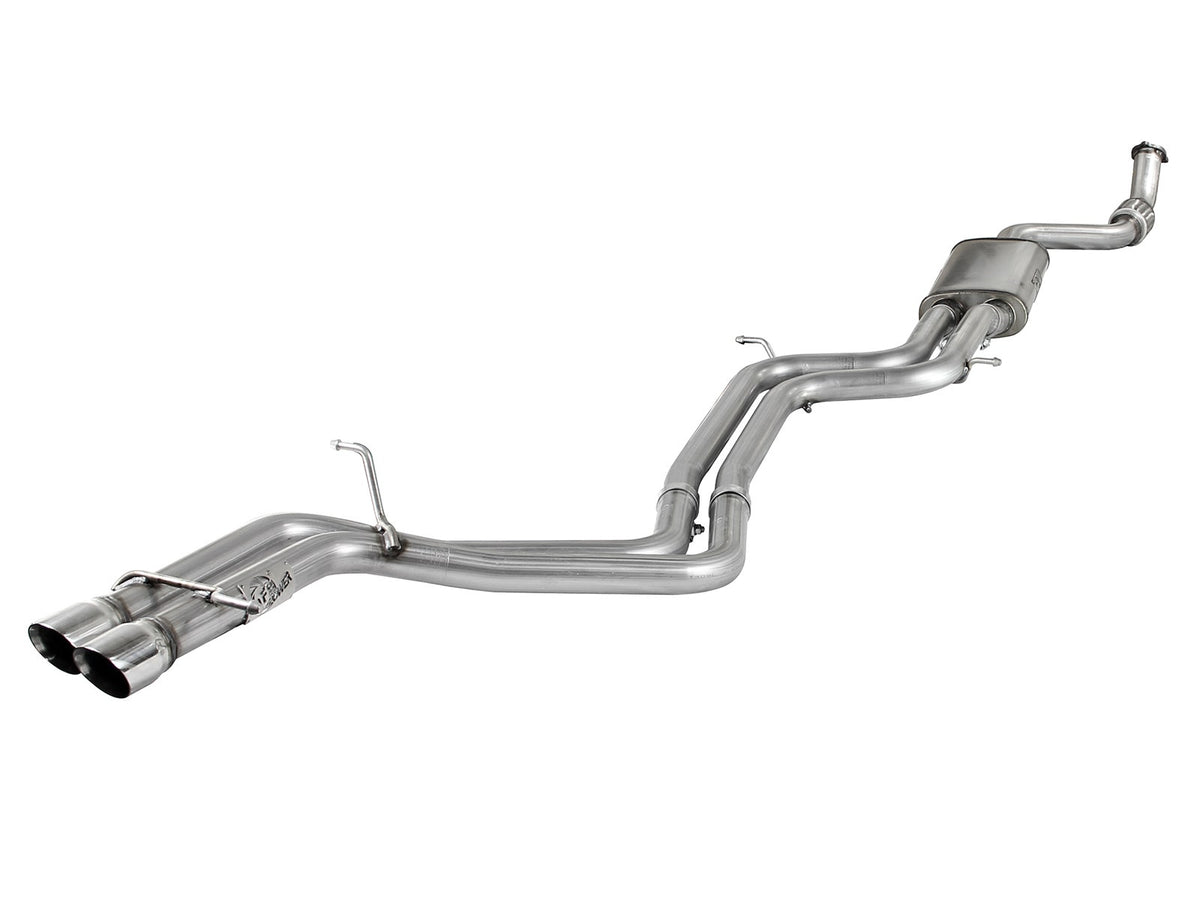 aFe Power MACH Force-Xp 2-3/4 IN to 2-1/4 IN 409 Stainless Steel Cat-Back Exhaust System — Audi A4 (B8) 09-16 L4-2.0L (t) — 49-46403