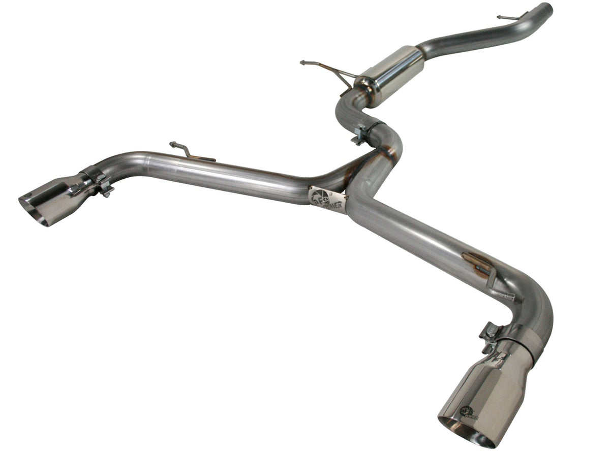 aFe Power MACH Force-Xp 2-1/2 IN 409 Stainless Steel Cat-Back Exhaust System — Volkswagen GTI (MKVI) 10-14 L4-2.0L (t) — 49-46405