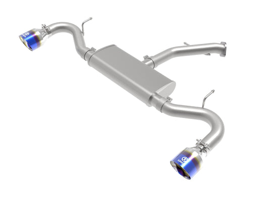 aFe Power Takeda 2-1/2 IN 409 Stainless Steel Axle-Back Exhaust System — Hyundai Elantra GT 18-20 L4-1.6L (t) — 49-47016-L