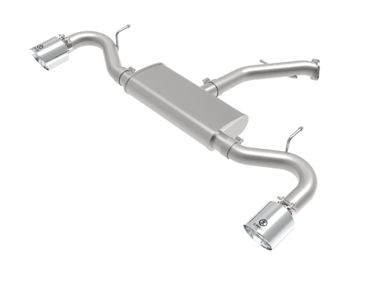 aFe Power Takeda 2-1/2 IN 409 Stainless Steel Axle-Back Exhaust System — Hyundai Elantra GT 18-20 L4-1.6L (t) — 49-47016-P