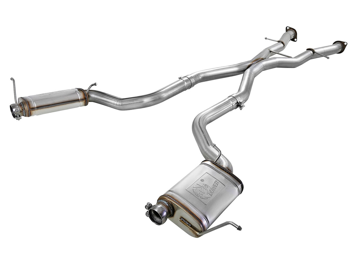 aFe Power MACH Force-Xp 3 IN 409 Stainless Steel Cat-Back Exhaust System — Jeep Grand Cherokee (WK2) 12-21 V8-6.4L/V8-6.2L (sc) HEMI — 49-48053