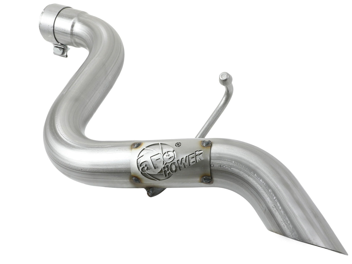 aFe Power MACH Force-Xp 409 Stainless Steel Axle-Back Hi-Tuck Exhaust System w/ No Tip — Jeep Wrangler (JL) 18-26 L4-2.0L (t)/V6-3.6L — 49-48070-1