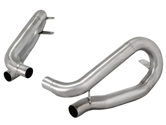 aFe Power MACH Force-Xp 304 Stainless Steel Muffler Delete Pipe — Porsche 911 C2S (991) 12-15 H6-3.8L — 49C36412