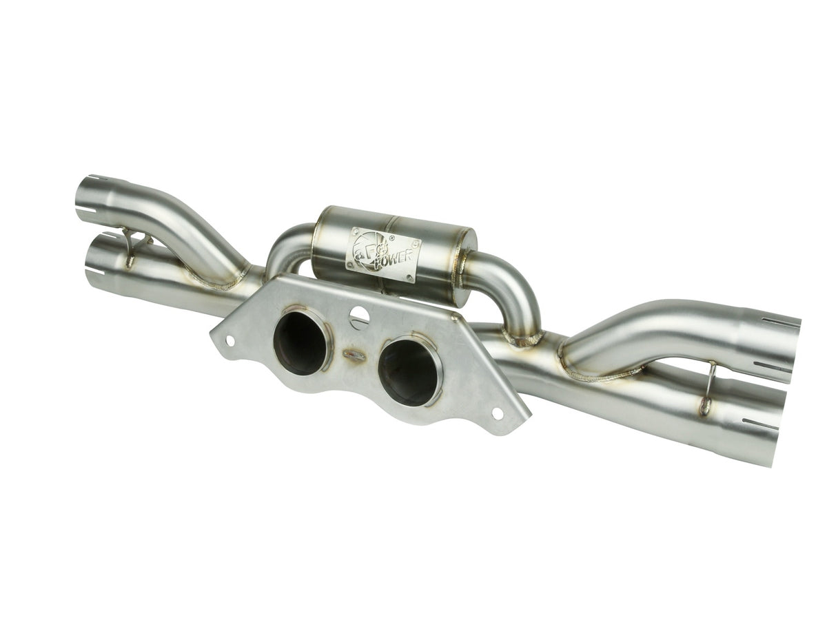 aFe Power MACH Force-Xp 304 Stainless Steel Secondary Muffler Delete Pipe — Porsche 911 GT3 14-19 H6-3.8L/4.0L — 49C36434