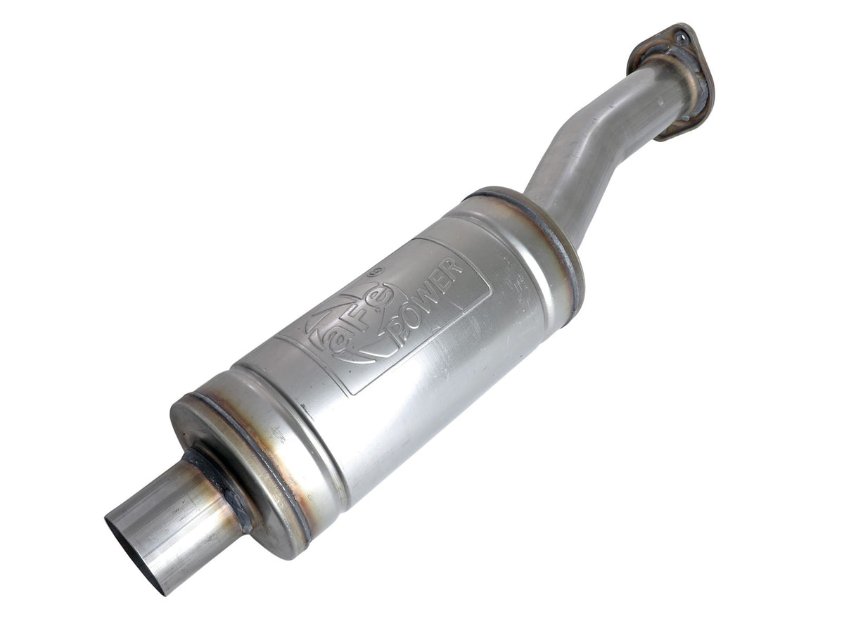 aFe Power Apollo GT Series 3 IN 409 Stainless Steel Resonator Upgrade Pipe — 49C43132