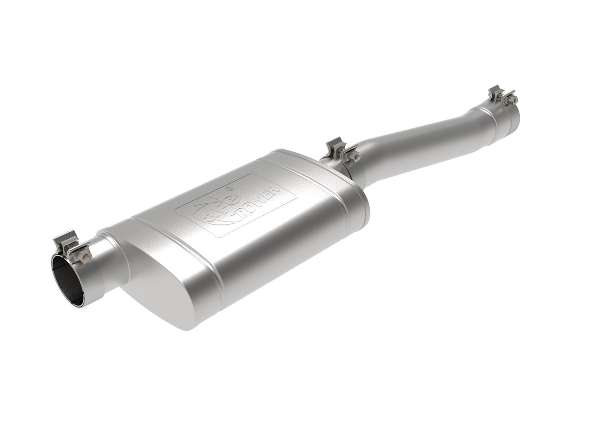 aFe Power Apollo GT Series 3 IN 409 Stainless Steel Muffler Upgrade — GM Silverado/Sierra 1500 19-20 V8-6.2L — 49C44114