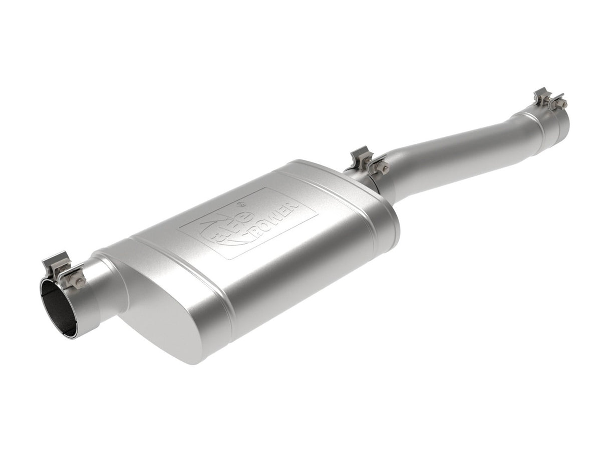 aFe Power Apollo GT Series 3 IN Stainless Steel Muffler Upgrade — GM Silverado/Sierra 1500 20-26 V8-6.2L — 49C44137