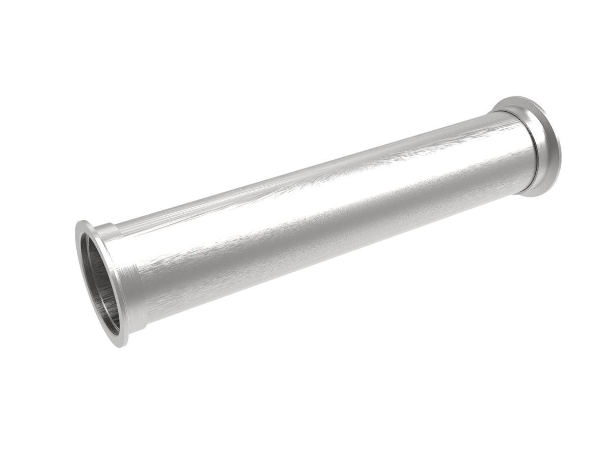 aFe Power aFe POWER 3 IN 304 Stainless Steel Resonator Delete Pipe — 3 IN Inlet/Outlet x 3 IN Dia. x 16 IN Overall Length — 49M10005