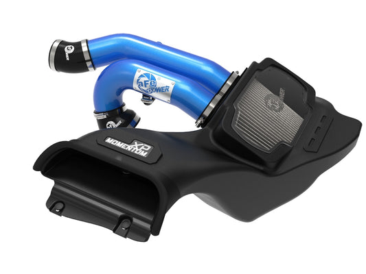 aFe Power Momentum XP Cold Air Intake System - Blue w/ Pro DRY S Filter — Ford F-150 Raptor 21-26 V6-3.5L (tt) — 50-30072DL