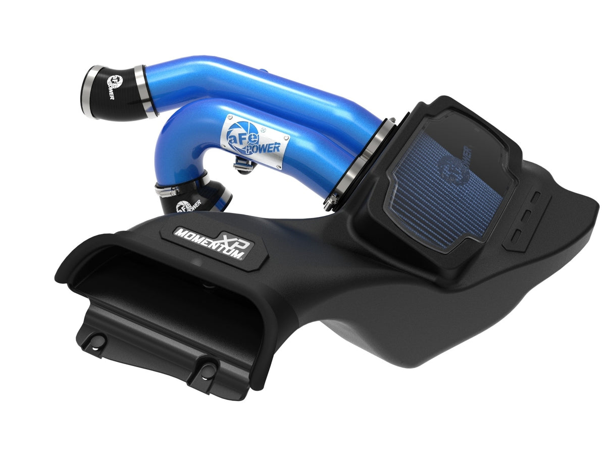 aFe Power Momentum XP Cold Air Intake System - Blue w/ Pro 5R Filter — Ford F-150 Raptor 21-26 V6-3.5L (tt) — 50-30072RL