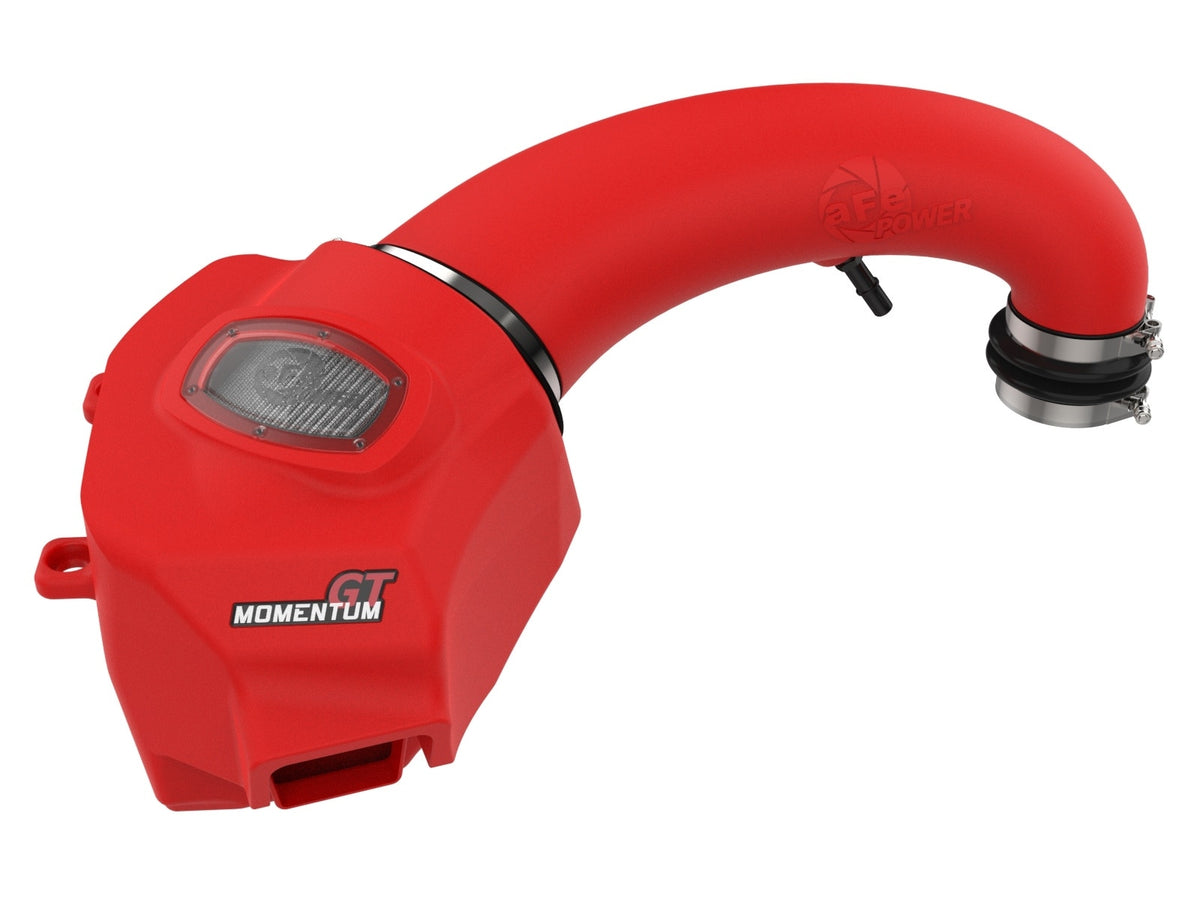 aFe Power Momentum GT Red Edition Cold Air Intake System w/ Pro DRY S Filter — RAM 1500 (DT) 19-26 V8-5.7L HEMI — 50-70013DR