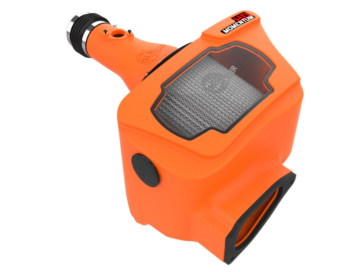 aFe Power Momentum HD Orange Edition Cold Air Intake System w/ Pro DRY S Filter — Toyota Land Cruiser (J300) 22-26 V6-3.3L (td) — 50-70098DN