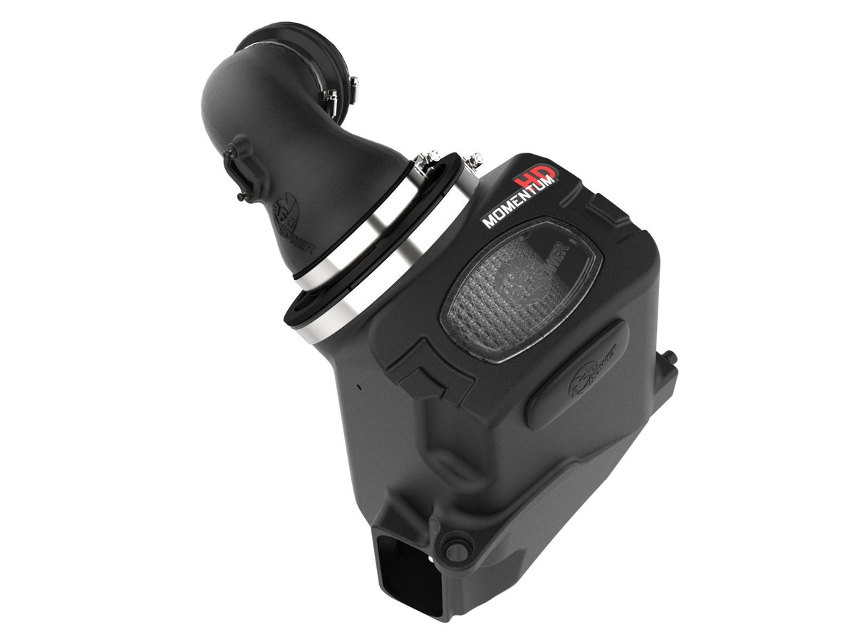 aFe Power Momentum HD Cold Air Intake System w/ Pro DRY S Filter — GM Trucks/SUVs 20-26 L6-3.0L (td) LM2/LZ0 — 50-70121D