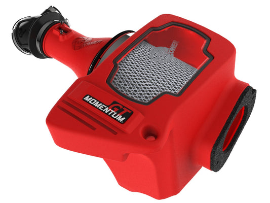 aFe Power Momentum GT Red Edition Cold Air Intake System w/ Pro DRY S Filter — Nissan Patrol/Armada (Y63) 25-27 V6-3.5L (tt) — 50-70130DR