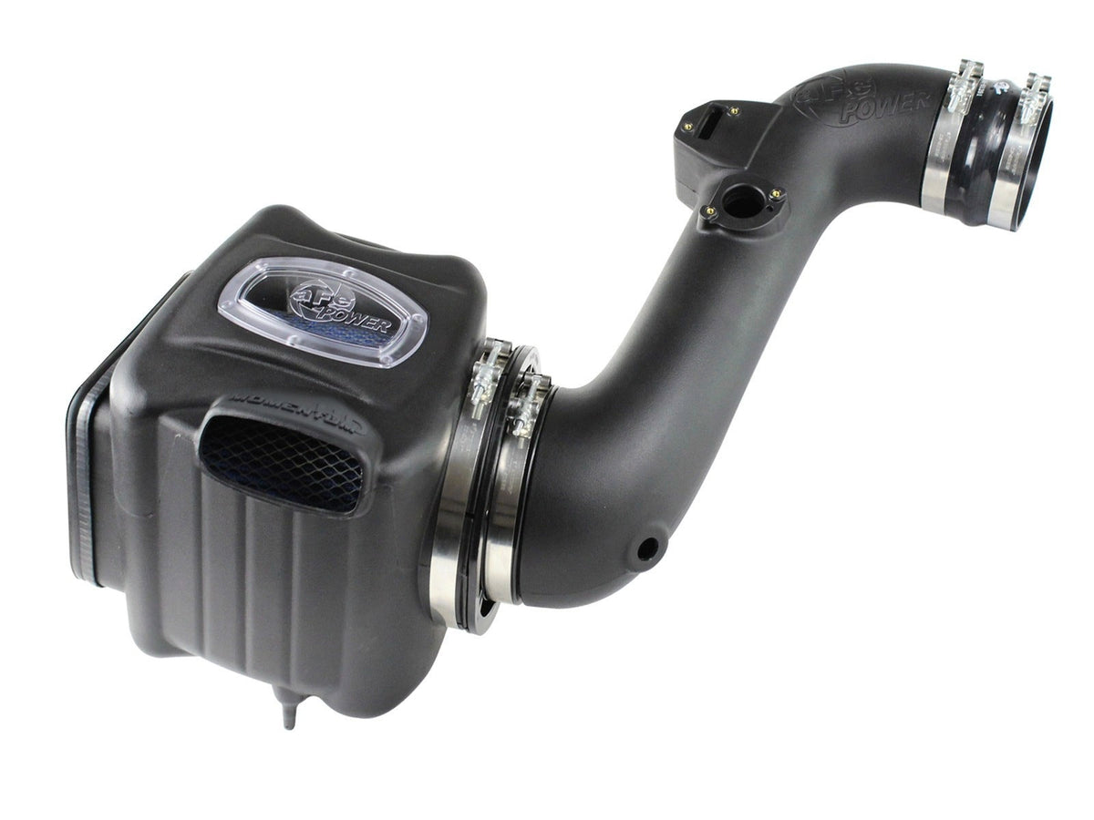 aFe Power Momentum HD Cold Air Intake System w/ Pro 10R Filter — GM Diesel Trucks 11-16 V8-6.6L (td) LML — 50-74006-1