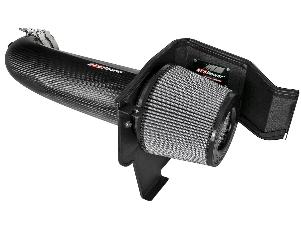 aFe Power Track Series Carbon Fiber Cold Air Intake System w/ Pro DRY S Filter — Dodge Challenger/Charger/Chrysler 300C 11-23 V8-5.7L HEMI — 51-12162-C