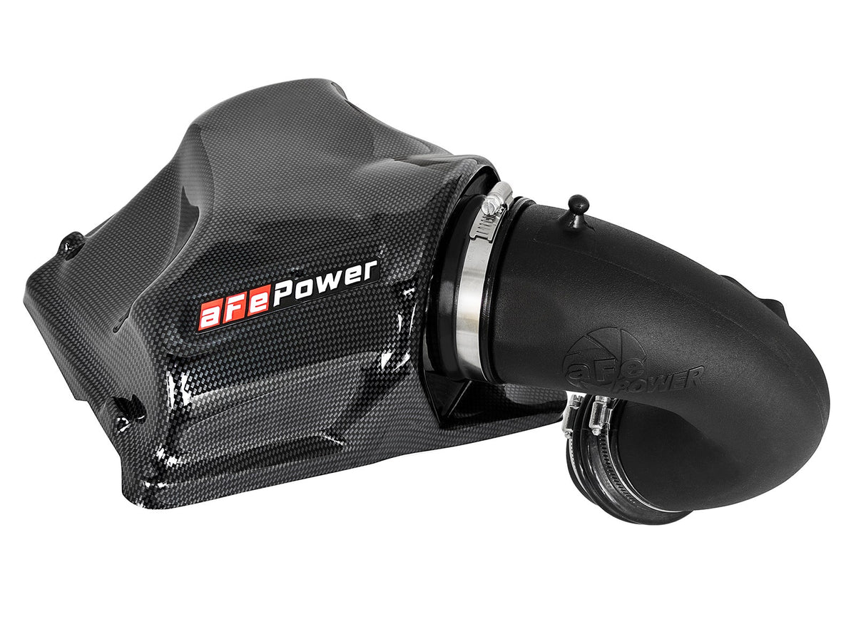 aFe Power Rapid Induction Pro DRY S Cold Air Intake System w/ Carbon Fiber Look Cover — BMW 330i/430i (F3X) 16-20 L4-2.0L (t) B46/B48 — 51-12922-C