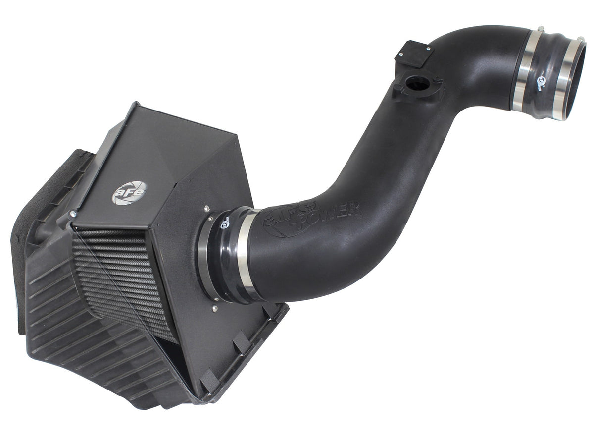 aFe Power Rapid Induction Cold Air Intake System w/ Pro DRY S Filter — GM Diesel Trucks 11-16 V8-6.6L (td) LML — 51-32322