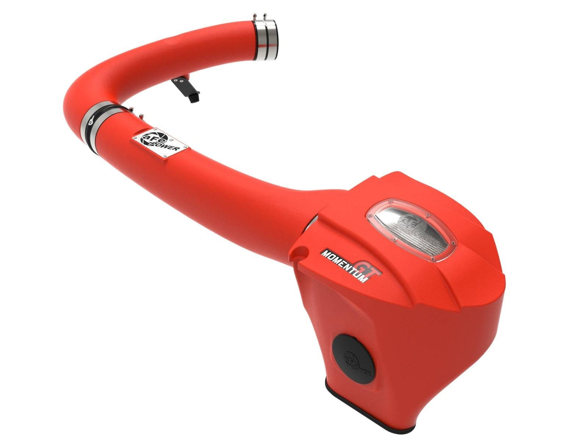 aFe Power Momentum GT Red Edition Cold Air Intake System w/ Pro DRY S Filter — Dodge Challenger/Charger/Chrysler 300 11-23 V6-3.6L — 51-72201-R