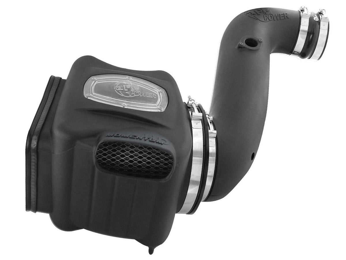 aFe Power Momentum HD Cold Air Intake System w/ Pro DRY S Filter — GM Diesel Trucks 06-07 V8-6.6L (td) LLY/LBZ — 51-74003