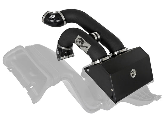aFe Power Rapid Induction 'Super Raptor' Dual 3-1/2 IN Cold Air Intake System w/ Pro 5R Filter — Ford F-150/Raptor 17-20 V6-3.5L (tt)/Expedition 18-21 V6-3.5L (tt) — 54-12882-B