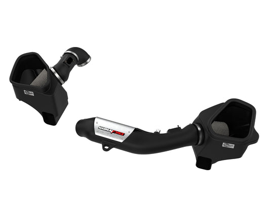 aFe Power Magnum FORCE Stage-2 Cold Air Intake System w/ Pro DRY S Filters — BMW M2 Competition (F87) 19-21/M3/M4 (F80/82/83) 15-20 L6-3.0L (tt) S55 — 54-13032D