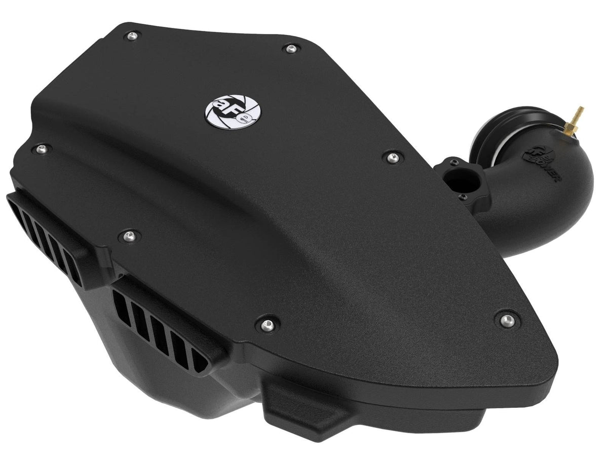 aFe Power Magnum FORCE Stage-2 Si Cold Air Intake System - Black Trim w/ Pro 5R Filter — BMW 128i/325i/328i/330i (E82/88/90/91/92/93) 06-13 L6-3.0L N52/N53 — 54-81012-B