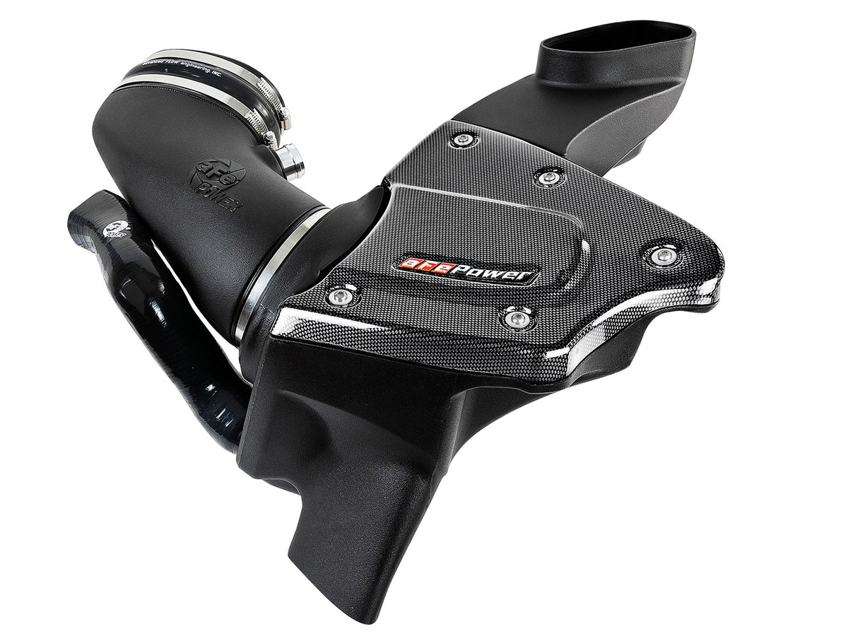 aFe Power Magnum FORCE Stage-2 Si Cold Air Intake System - Carbon Fiber Look Trim w/ Pro 5R Filter — BMW M3 (E90/92/93) 08-13 V8-4.0L S65 — 54-82952-C